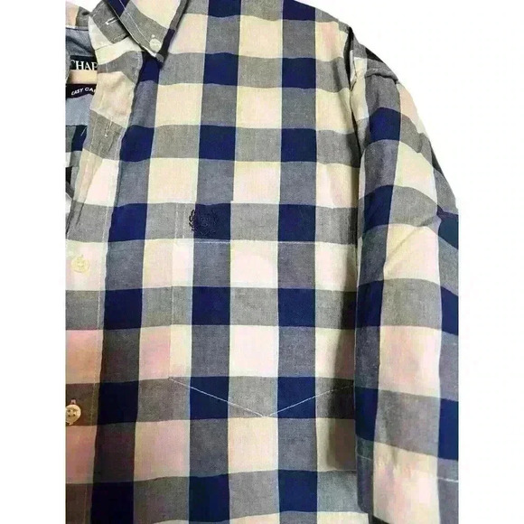 Chaps Sz 2XL Easy Care Plaid Button Down Shirt Casual Office‎ Preppy - Picture 8 of 12